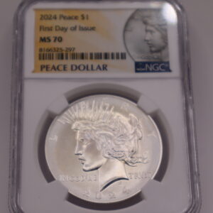 2024 Peace Dollar - MS70