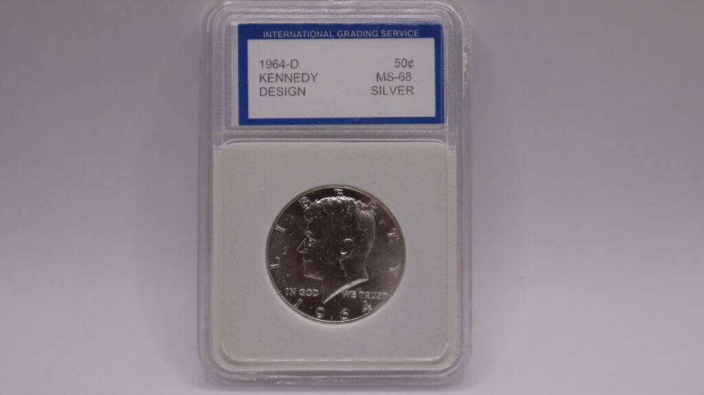 1964-D MS-68 Kennedy Silver Half Dollar