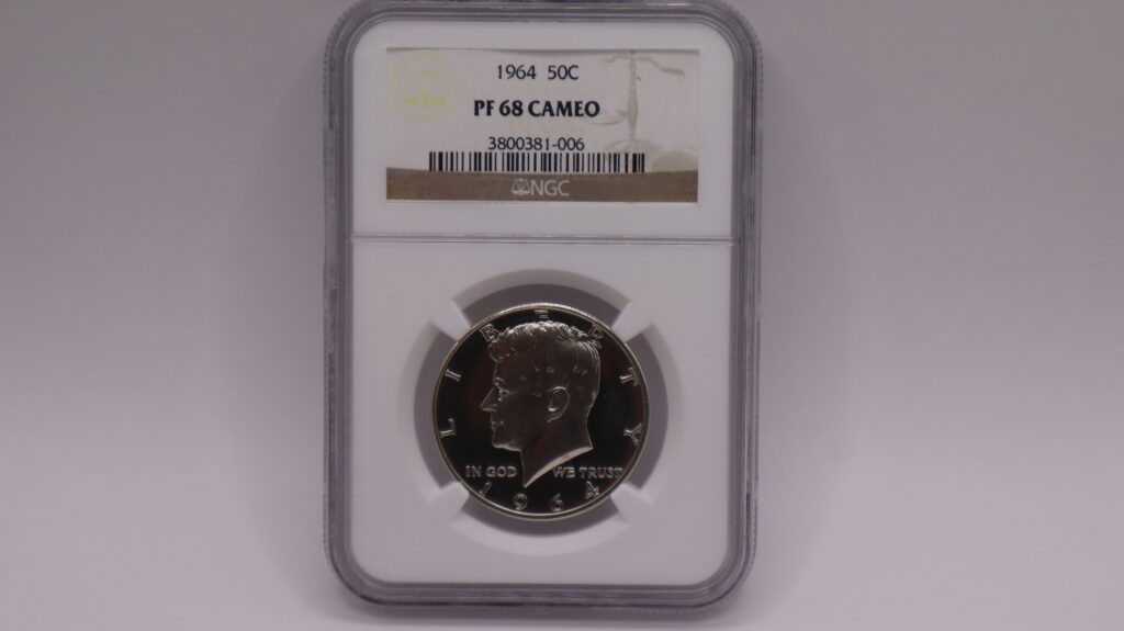 1964 PF-68 Cameo Silver Half Dollar