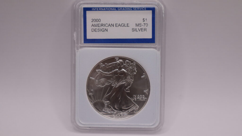 2000 American Silver Eagle MS-70