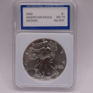 2000 American Silver Eagle MS-70