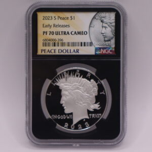 2023 S Peace Silver Dollar PF-70 Ultra Cameo - Early Releases