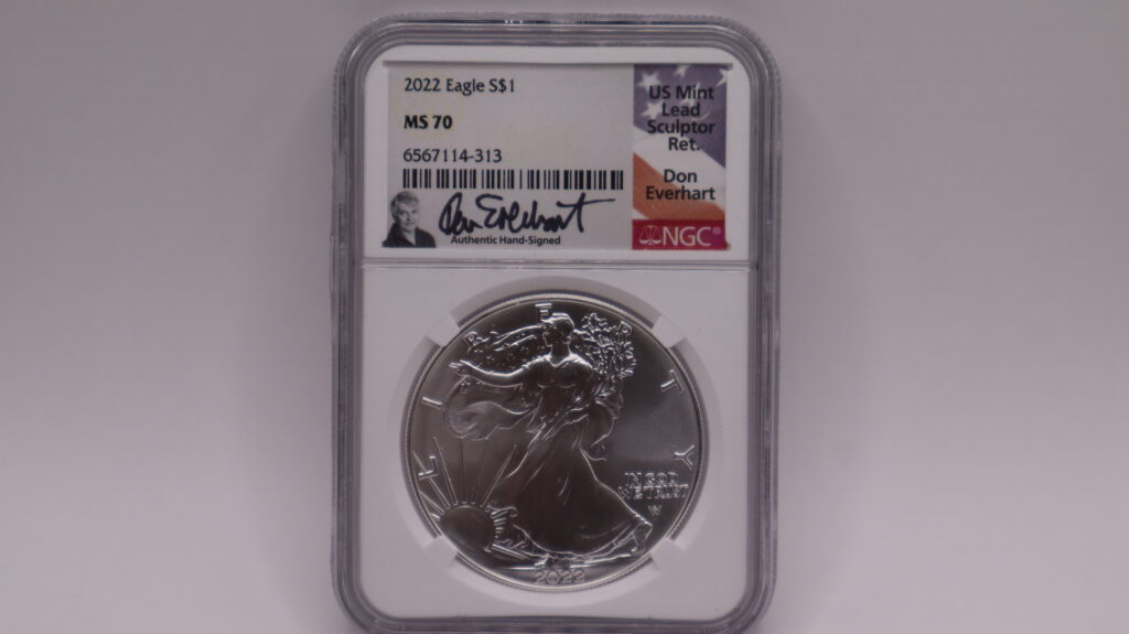 2022 American Silver Eagle MS70