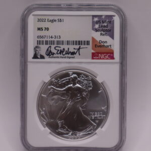 2022 American Silver Eagle MS70