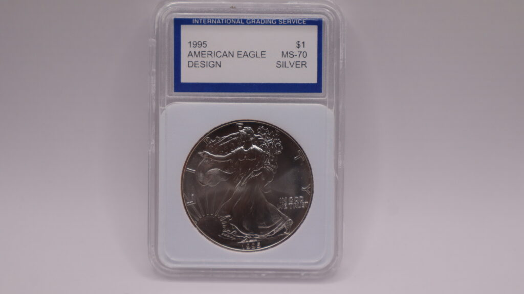 1995 American Silver Eagle MS70