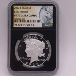 2023 S Peace Dollar Early Release PF70 Ultra Cameo