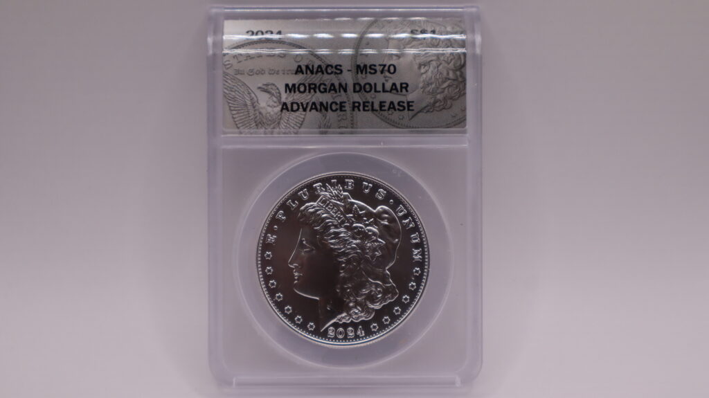 Anacs MS70 Morgan Silver Dollar