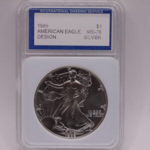 1989 MS70 American Silver Eagle